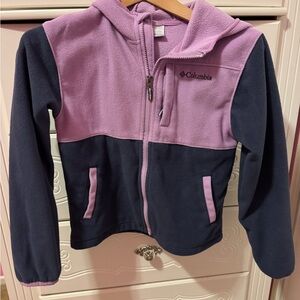 Columbia Kids' Fleece Hoodie - Pink and Black